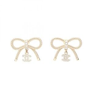 Chanel Coco Mark Ribbon Swing Pierced #301305C89B